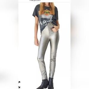 WE THE FREE PHOENIX COATED HIGH RISE SKINNY PANTS SIZE 25